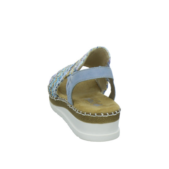 Rieker Sandaletten Damen Blau-kombi