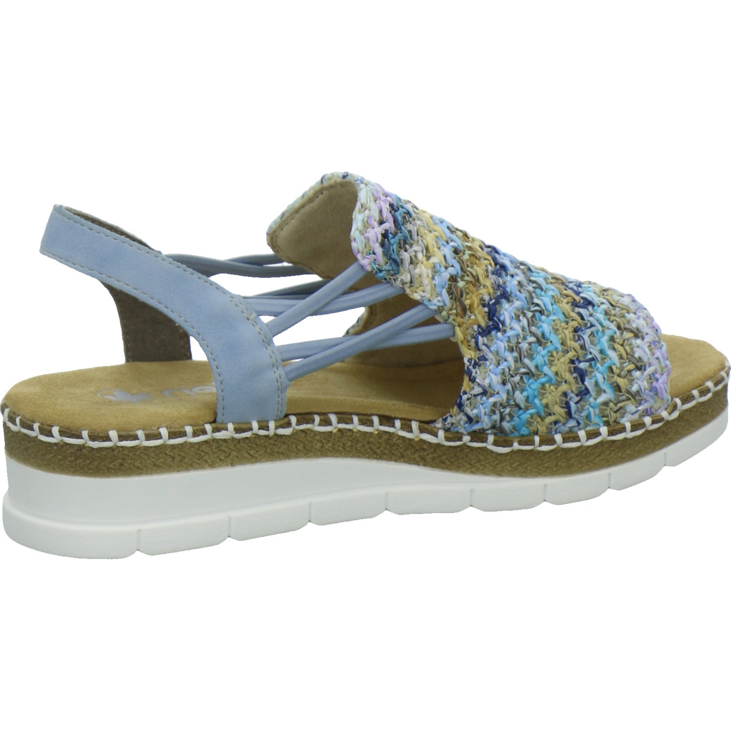Rieker Sandaletten Damen Blau-kombi
