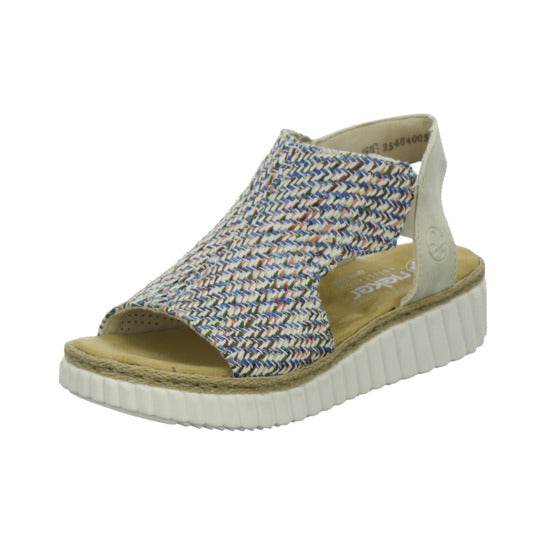 Rieker Sandaletten Damen Blau-kombi