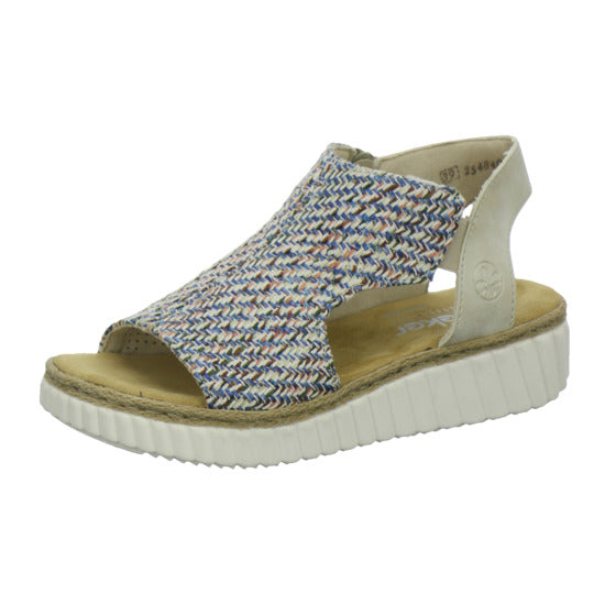 Rieker Sandaletten Damen Blau-kombi