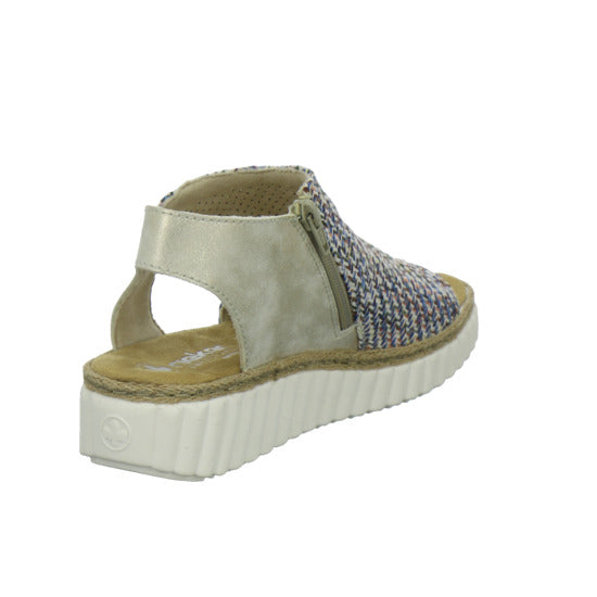 Rieker Sandaletten Damen Blau-kombi