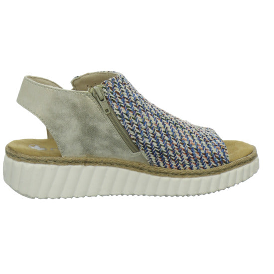 Rieker Sandaletten Damen Blau-kombi