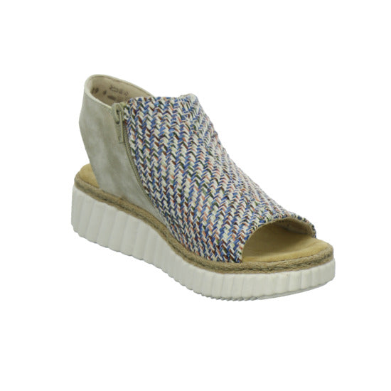 Rieker Sandaletten Damen Blau-kombi