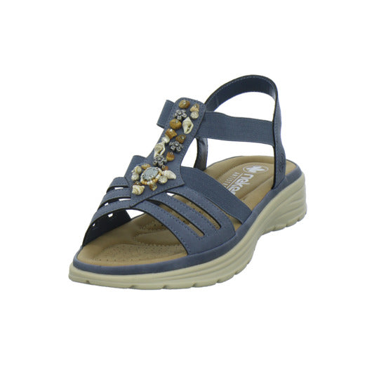 Rieker Sandaletten Denim - 360° Ansicht