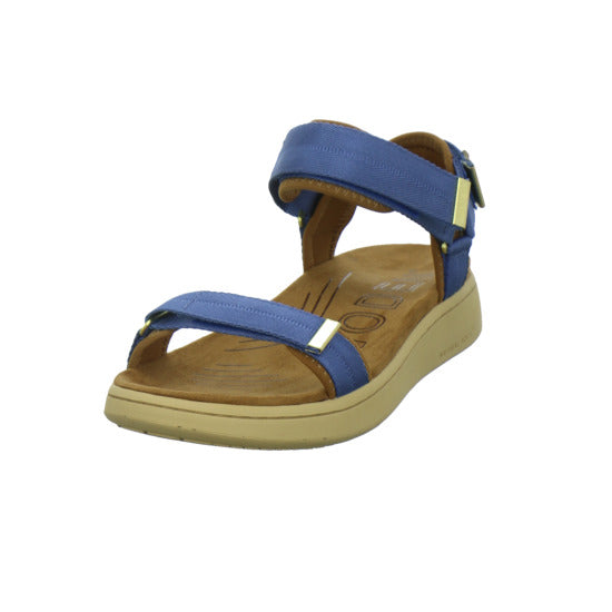 Woden Sandaletten Damen Line Denim