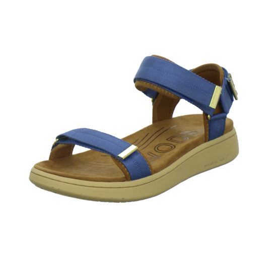 Woden Sandaletten Damen Line Denim