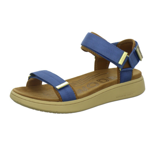 Woden Sandaletten Damen Line Denim
