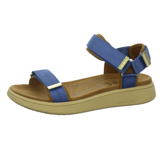Woden Sandaletten Damen Line Denim