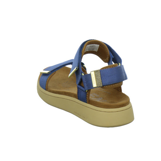 Woden Sandaletten Damen Line Denim