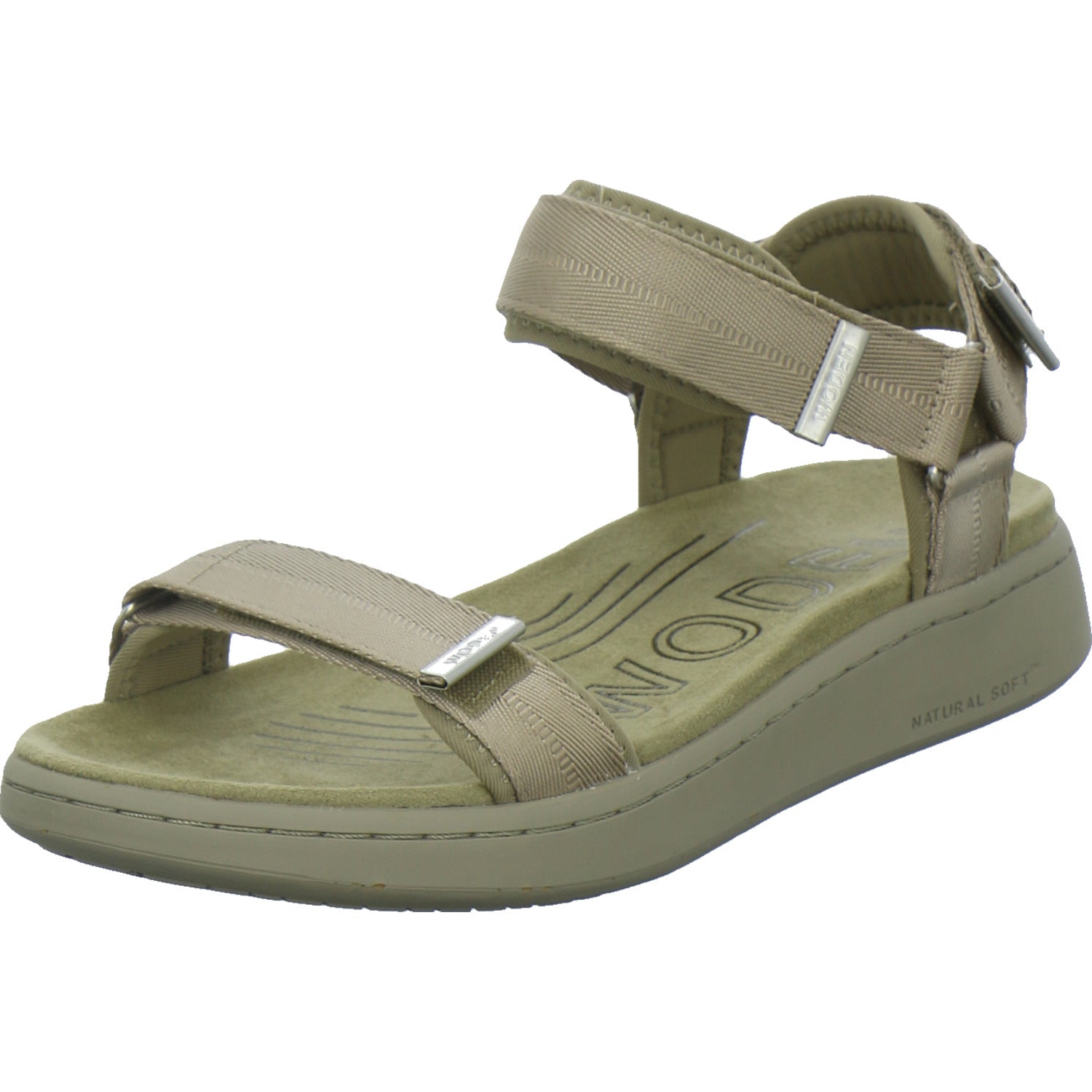 Woden Sandaletten Damen Line taupe