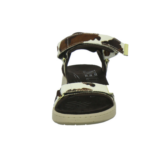 Woden Sandaletten Damen Line Suede animal