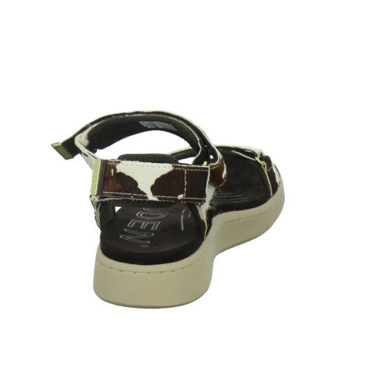 Woden Sandaletten Damen Line Suede animal