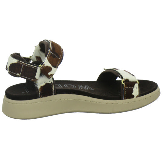 Woden Sandaletten Damen Line Suede animal