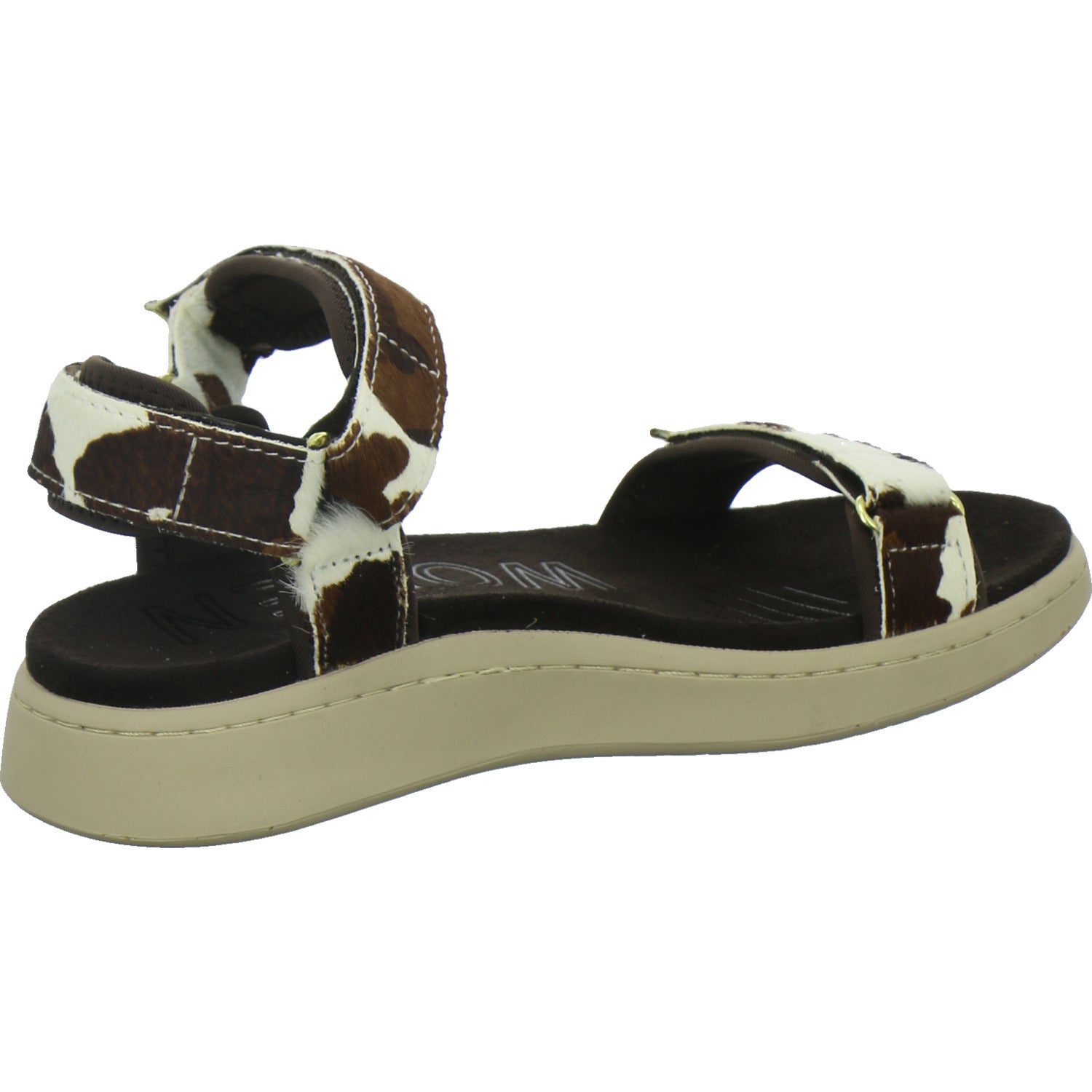 Woden Sandaletten Damen Line Suede animal