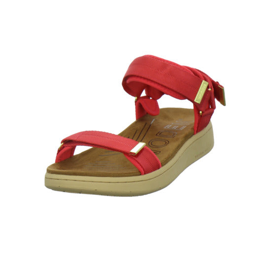 Woden Sandaletten Damen Line Rot