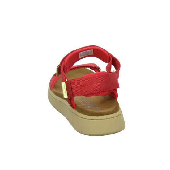 Woden Sandaletten Damen Line Rot