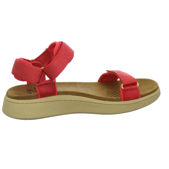 Woden Sandaletten Damen Line Rot