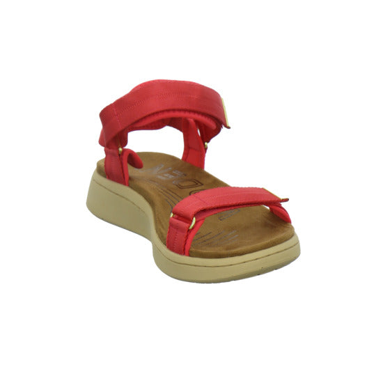Woden Sandaletten Damen Line Rot