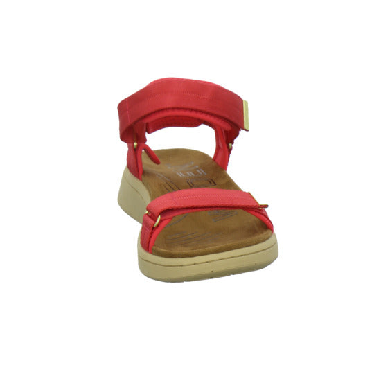 Woden Sandaletten Damen Line Rot