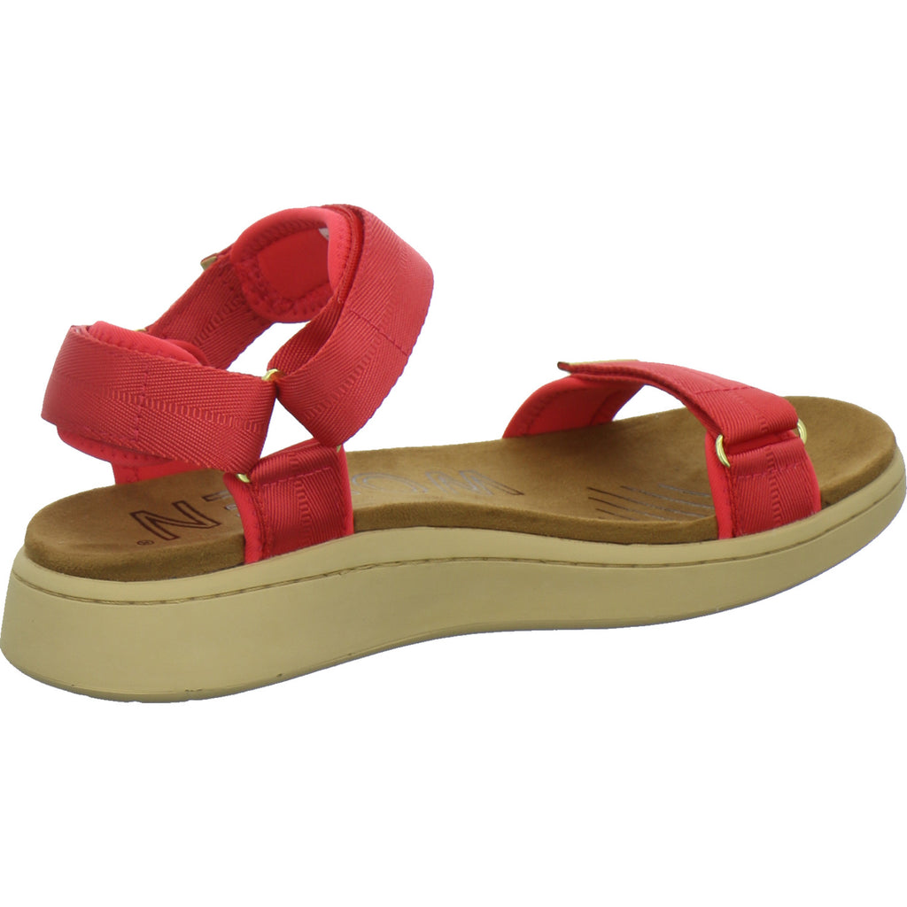 Woden Sandaletten Damen Line Rot