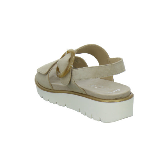 Ara Bilbao Sandaletten Beige - 360° Ansicht