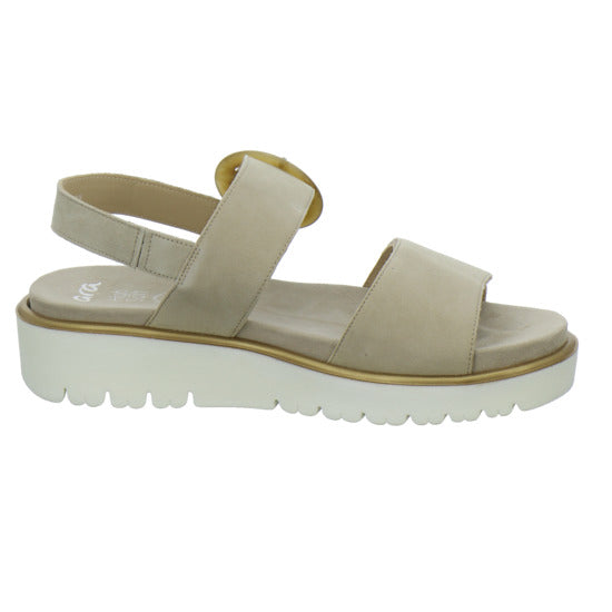 Ara Bilbao Sandaletten Beige - 360° Ansicht