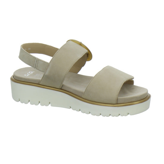 Ara Bilbao Sandaletten Beige - 360° Ansicht