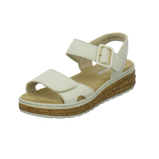 Rieker Sandaletten Beige - 360° Ansicht
