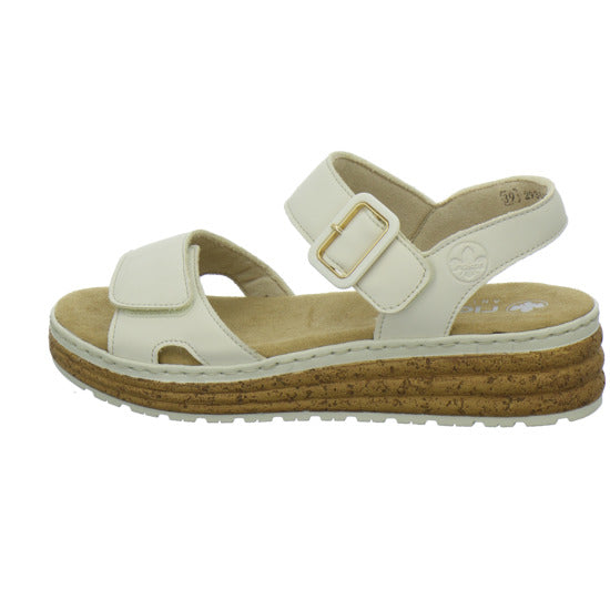 Rieker Sandaletten Beige - 360° Ansicht