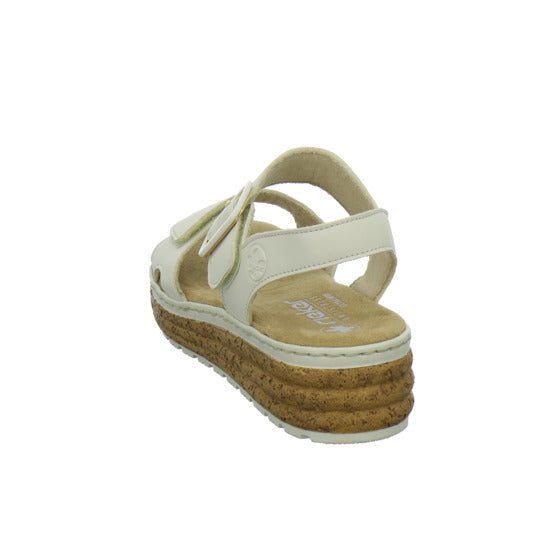 Rieker Sandaletten Beige - 360° Ansicht