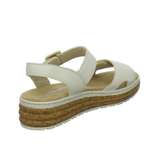 Rieker Sandaletten Beige - 360° Ansicht
