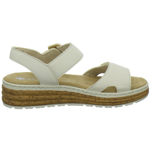 Rieker Sandaletten Beige - 360° Ansicht