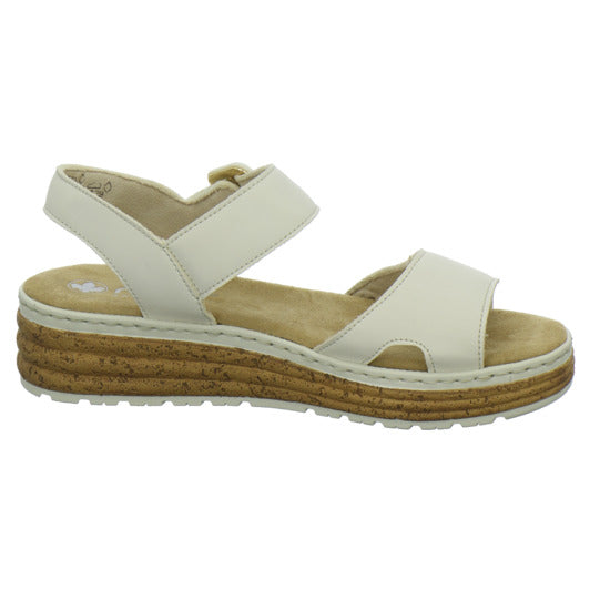 Rieker Sandaletten Beige - 360° Ansicht