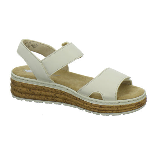 Rieker Sandaletten Beige - 360° Ansicht