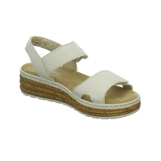 Rieker Sandaletten Beige - 360° Ansicht