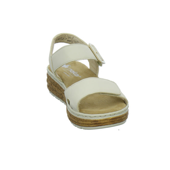 Rieker Sandaletten Beige - 360° Ansicht