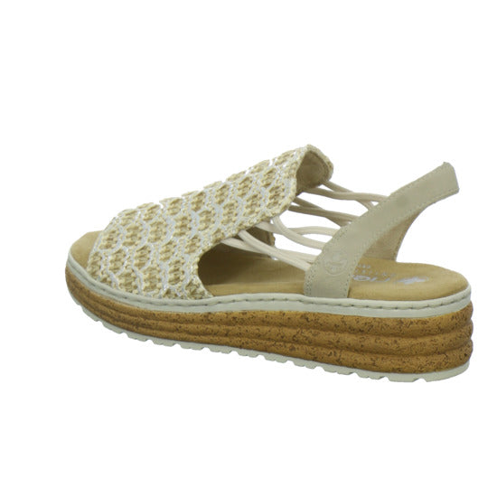 Rieker Sandaletten Damen Beige