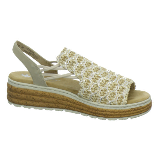 Rieker Sandaletten Damen Beige