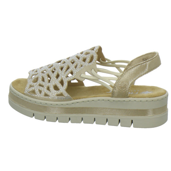 Rieker Sandaletten Damen Beige
