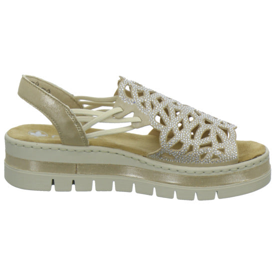 Rieker Sandaletten Damen Beige