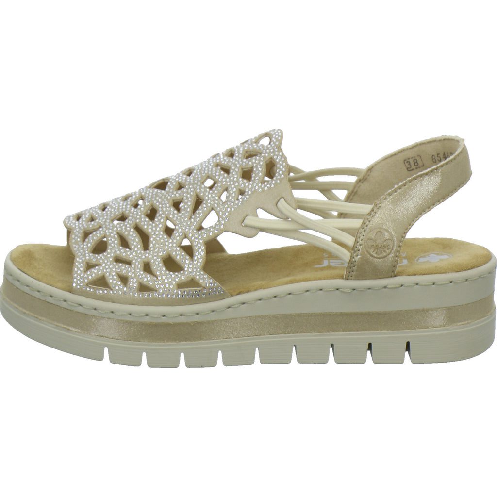 Rieker Sandaletten Damen Beige