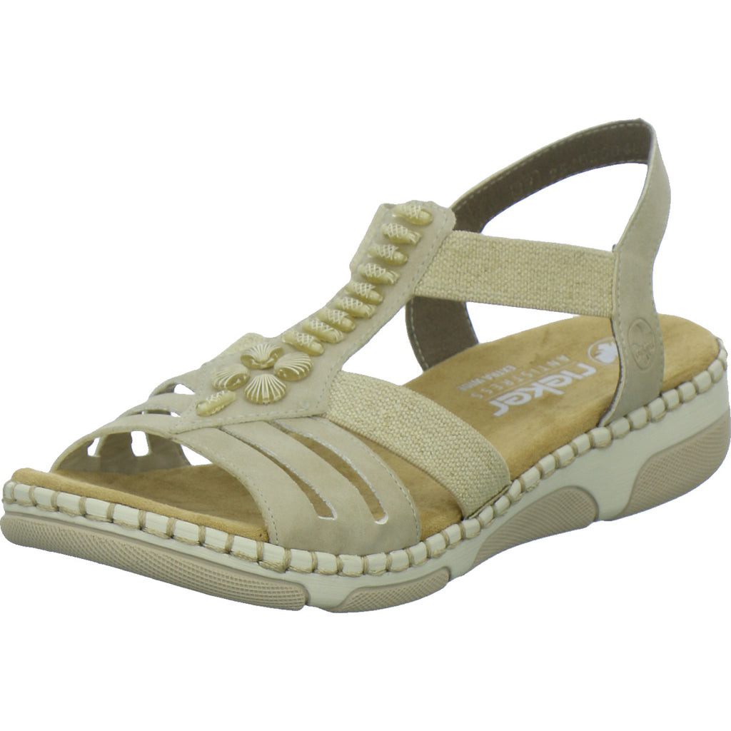 Rieker Sandaletten Damen Beige