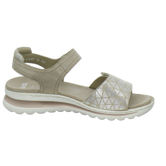 Ara Tampa Sandaletten Beige-kombi - 360° Ansicht