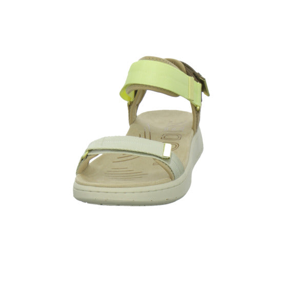 Woden Sandaletten Damen Line Beige-kombi