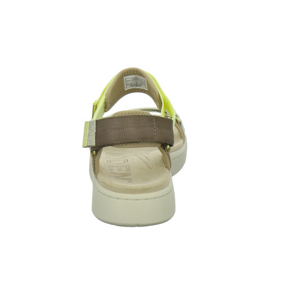 Woden Sandaletten Damen Line Beige-kombi