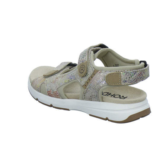 Rohde Sandaletten Damen Beige-kombi