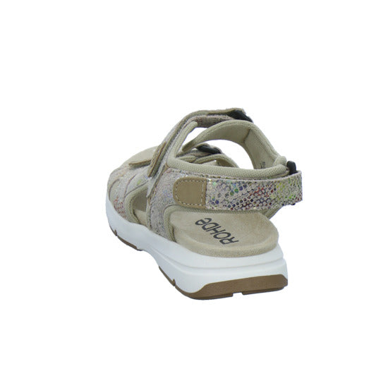Rohde Sandaletten Damen Beige-kombi