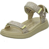 Woden Line Glitter Sandaletten Bronze