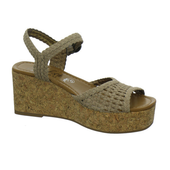 Blowfish Aric Sandaletten taupe - 360° Ansicht