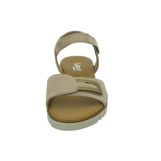 Gabor Comfort Sandaletten Beige - 360° Ansicht